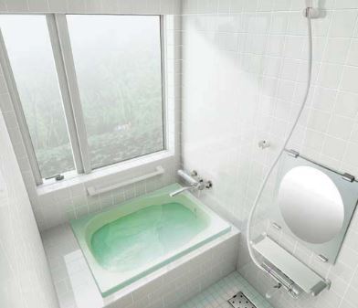 ●INAX/LIXIL グラスティN浴槽【ABN-1001BL】標準仕様 エプロン：2方半 排水位置：左排水 満水量質量：220L28kg ゴム栓 受注約2週〔GH〕