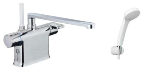 INAX/LIXIL シャワー二階建てバス水栓【BF-WM646TNSG(300)】クロマーレS 冷ややかさ地相応う サーモスタット付シャワー二階建てバス水栓 エコフルスプレーシャワー〔IE〕