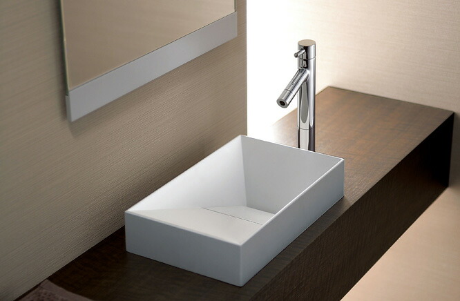 ●CERA/セラ 洗面・室内用便器【CEL420R】セラオリジナルコレクション (室内用便器器のみ) つや消し白いこと 人工マーブル製 300×180〔EI〕
