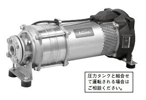●川本ポンプ【KUR3-406-Y2.2】60Hz ステンレス製水中タービンポンプ 三相200V 2.2kW KUR3-Y形 横置き専用品〔HE〕|あいあいショップさくら