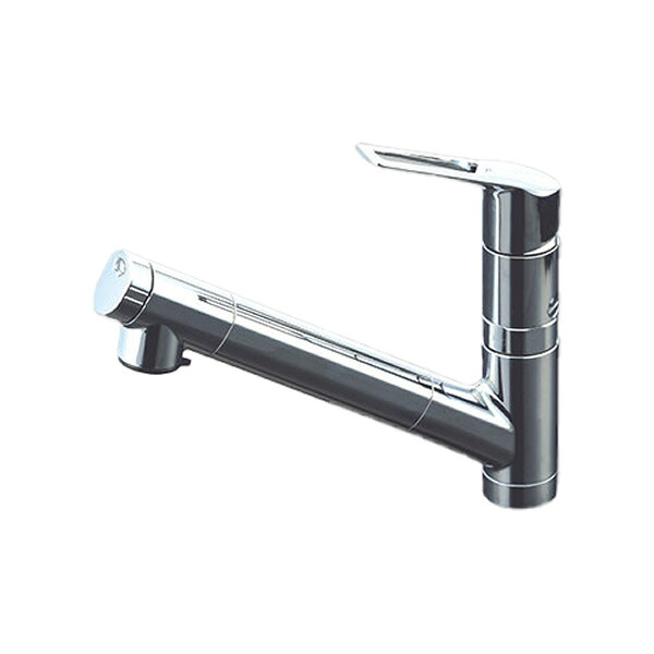 KVK 水栓金具【KM6001EC2TN】浄水器内蔵用シングルシャワー付混合栓 分岐孔付 浄水カートリッジ付 一般地〔HB〕