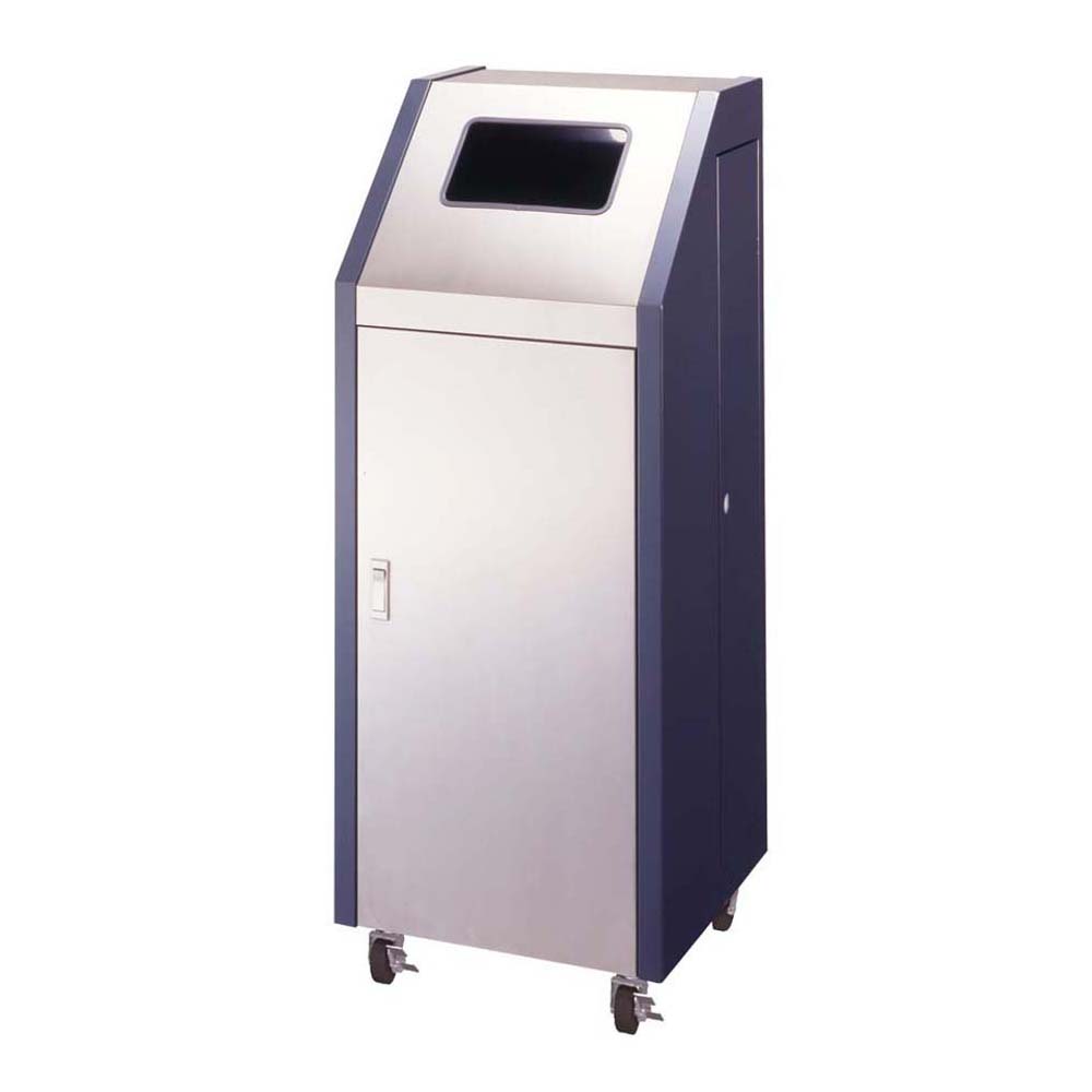 ▲●u.ミヅシマ工業 【230-0110】傘袋スタンド ステンレス/イオニアンブルー 傘袋別売