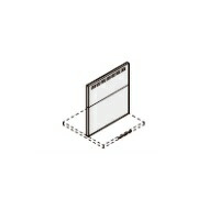 ●LIXIL/サンウェーブ 部材【RFP-6-5070AW】ホワイト スライド金属幕板 スライド前幕板 調整範囲500～700mm 間口60cm 受注約2週〔FJ〕｜あいあいショップさくら
