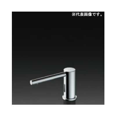 TOTO 書き割り品番【TLK07S02JA】(TLK07001J+TLK01102JB) オートソープディスペンサー 自動小銃水石ケン振り出し栓 貯蔵タンク静電容量3L 2連 丸スパウト (旧品番 TLK07S02J)〔GE〕