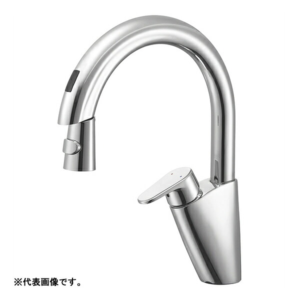 三栄水栓/SANEI 水栓金具【EK8700EDCK】シングル混合栓(センサー式) クロム 寒冷地用〔FA〕｜あいあいショップさくら 56,363円
