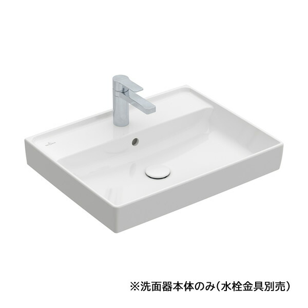 リラインス 【4A336G01+6810】VB壁付型洗面器 ホワイトアルペン 洗面器本体のみ ビレロイ&ボッホ〔FD〕
