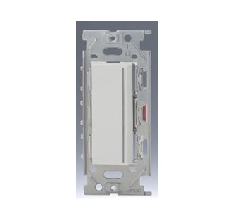 β神保電器 配線器具【NKRW1002PW】NKシリーズ 埋込リモコンスイッチセット シングル ピュアホワイト 受注生産