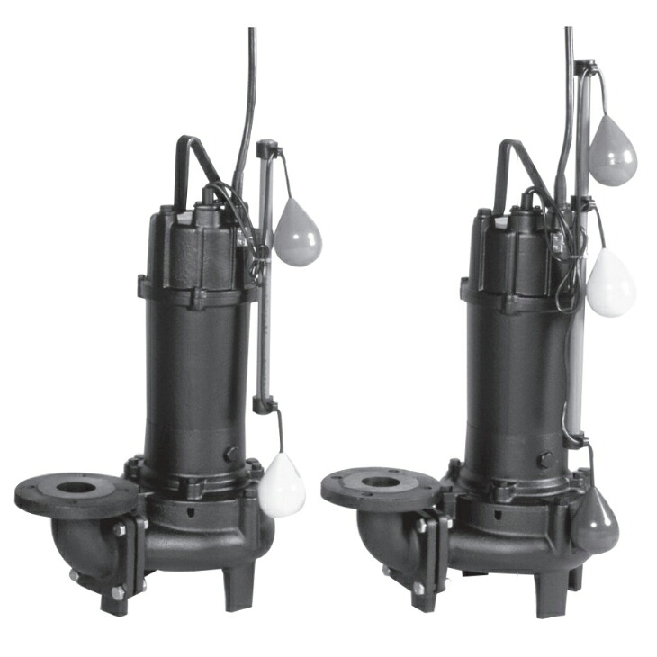 ●エバラ/荏原【80DVA62.2B+80DVJ62.2B】汚水用ボルテックス水中ポンプ DVA型+DVJ型セット 三相 60Hz(旧品番 80DVA62.2A+80DVJ62.2A)〔GA〕|あいあいショップさくら