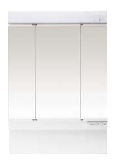 ▲Юパナソニック【GQM075DSCAT】洗面サラドレ エムライン 銀鏡収納家具 判定基準 LED3面鏡 幅750粍 本体 花・ガーデン・DIY-木材・建築資材・設備
