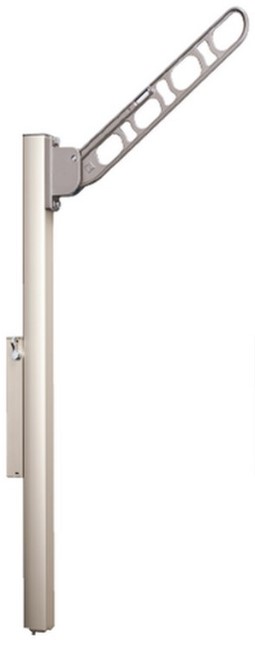 ▲●u.神栄ホームクリエイト【SK-460TSLP-SC】物干鉄器 露台物干鉄器(縦納める・極点型) ステンカラー 1本