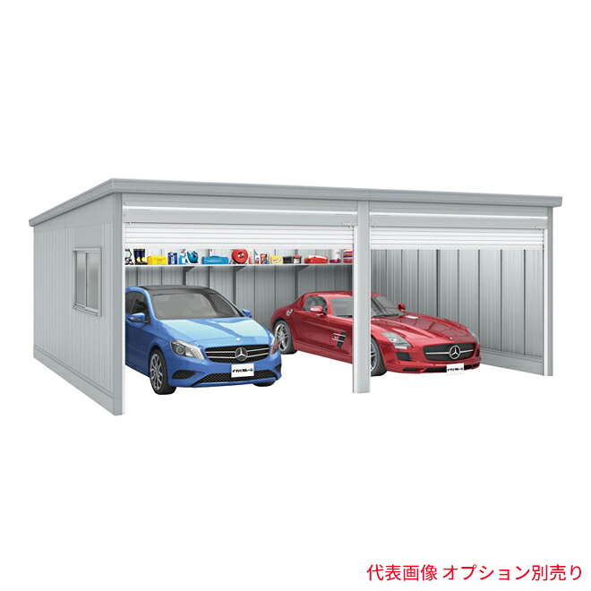 ●u.イナバ物置/稲葉製作所 ガレージ【GRN-3652HL-2】SW シルキーホワイト GRN ガレーディア 一般型 注2週｜あいあいショップさくら 436,990円