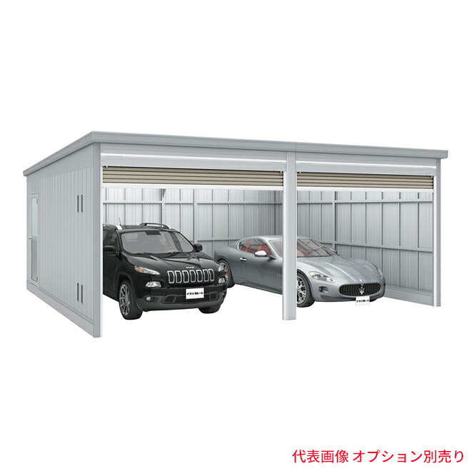 ●u.イナバ物置/稲葉製作所 ガレージ【GRN-3657JL-2】SM ステンメタリック GRN ガレーディア 豪雪地型 注2週｜あいあいショップさくら