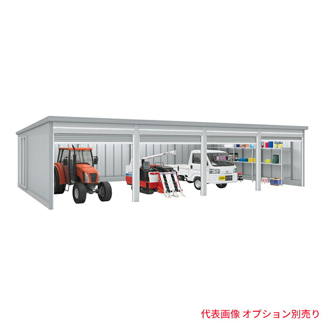 「追加棟のみの購入は不可」 ●u.イナバ物置/稲葉製作所 ガレージ【GRN-3152HL】SG スノーグレー GRN ガレーディア 一般型 高基礎 追加棟 注2週