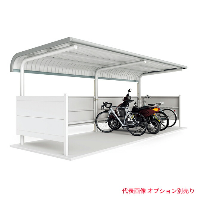 ●u.イナバ物置/稲葉製作所【BP-24UL-2】BP 自転車置場 一般型 埋め込み式 2連棟 12台収納 注2週