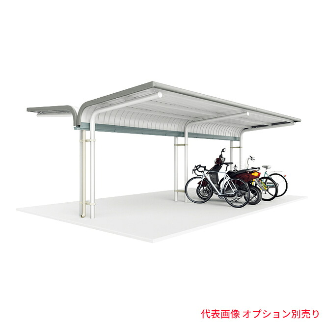●u.イナバ物置/稲葉製作所【BP-24VUL-2】BP 自転車置場 一般型 埋め込み式 2連棟 24台収納 注2週｜あいあいショップさくら