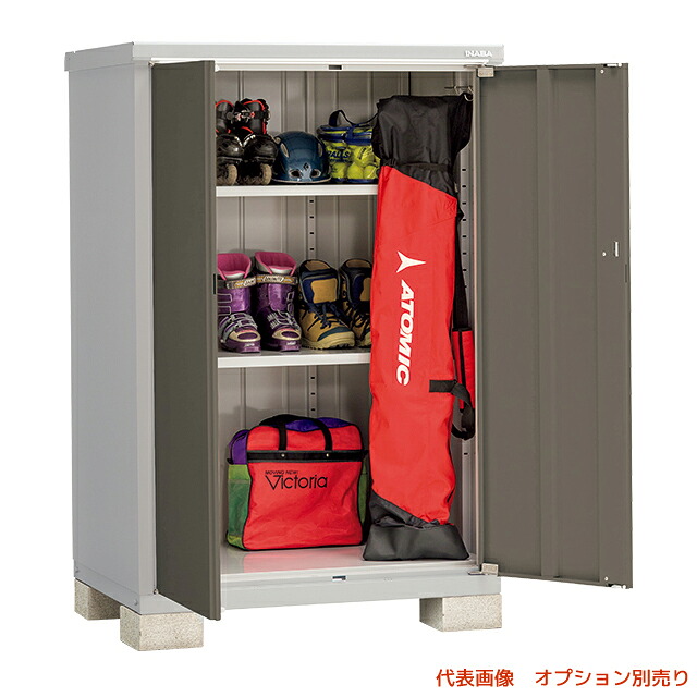 ●u.イナバ物置/稲葉製作所【BJX-117D】EB エボニーブラウン BJX アイビーストッカー ドア型収納庫 基礎ブロック別途 注2週
