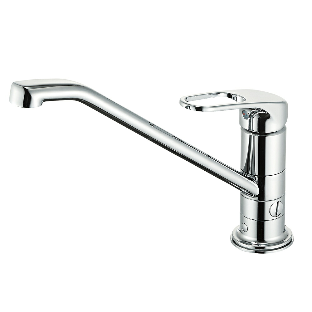π三栄水栓/SANEI 水栓金具【K87111EBTJK-13】シングルワンホール分かれ出る練り合わせる栓 冷ややかさ地用〔FA〕