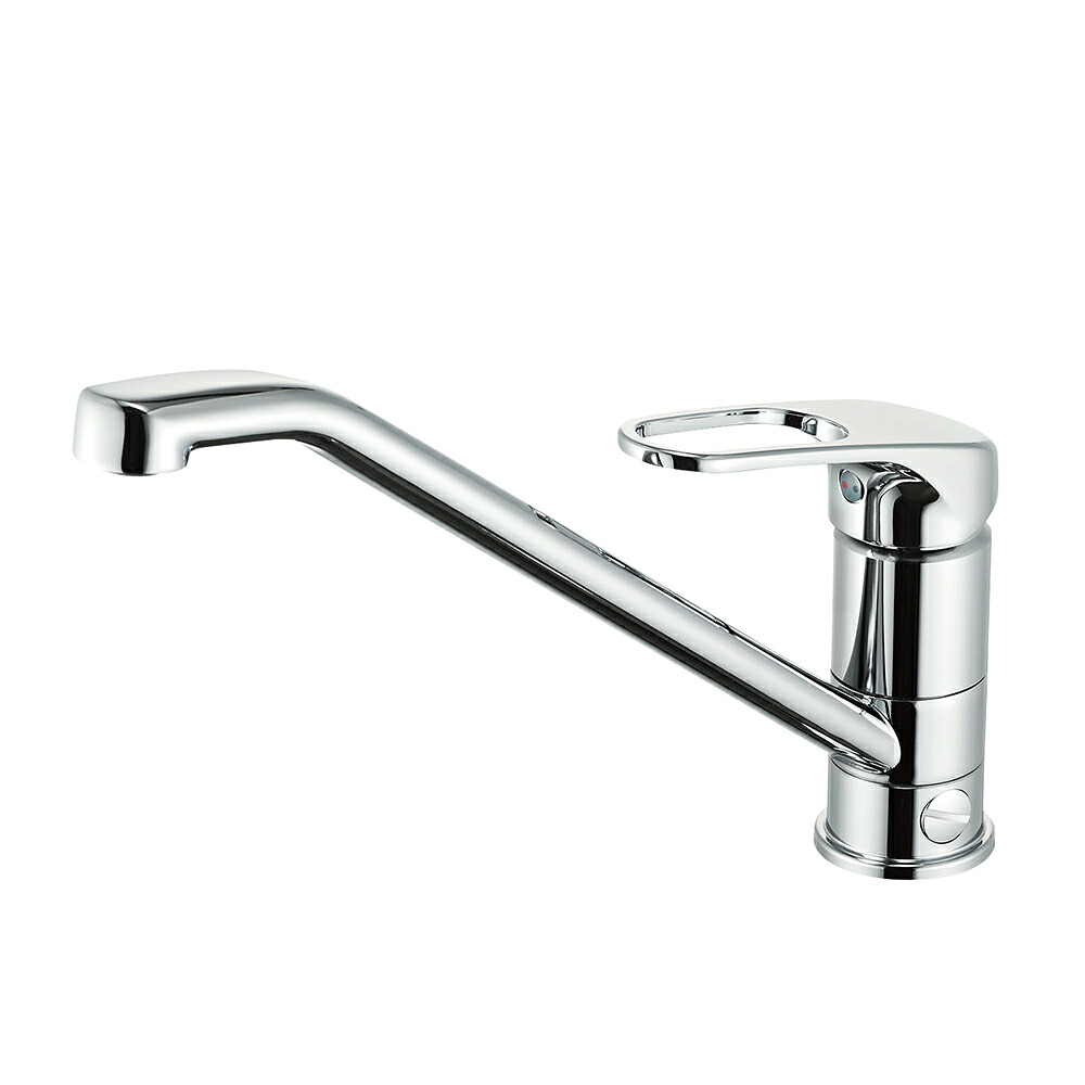 π三栄水栓/SANEI 水栓金具【K87111EBJK-13】シングルワンホール分かれ出る練りあわせる栓 冷ややかさ地用〔FA〕