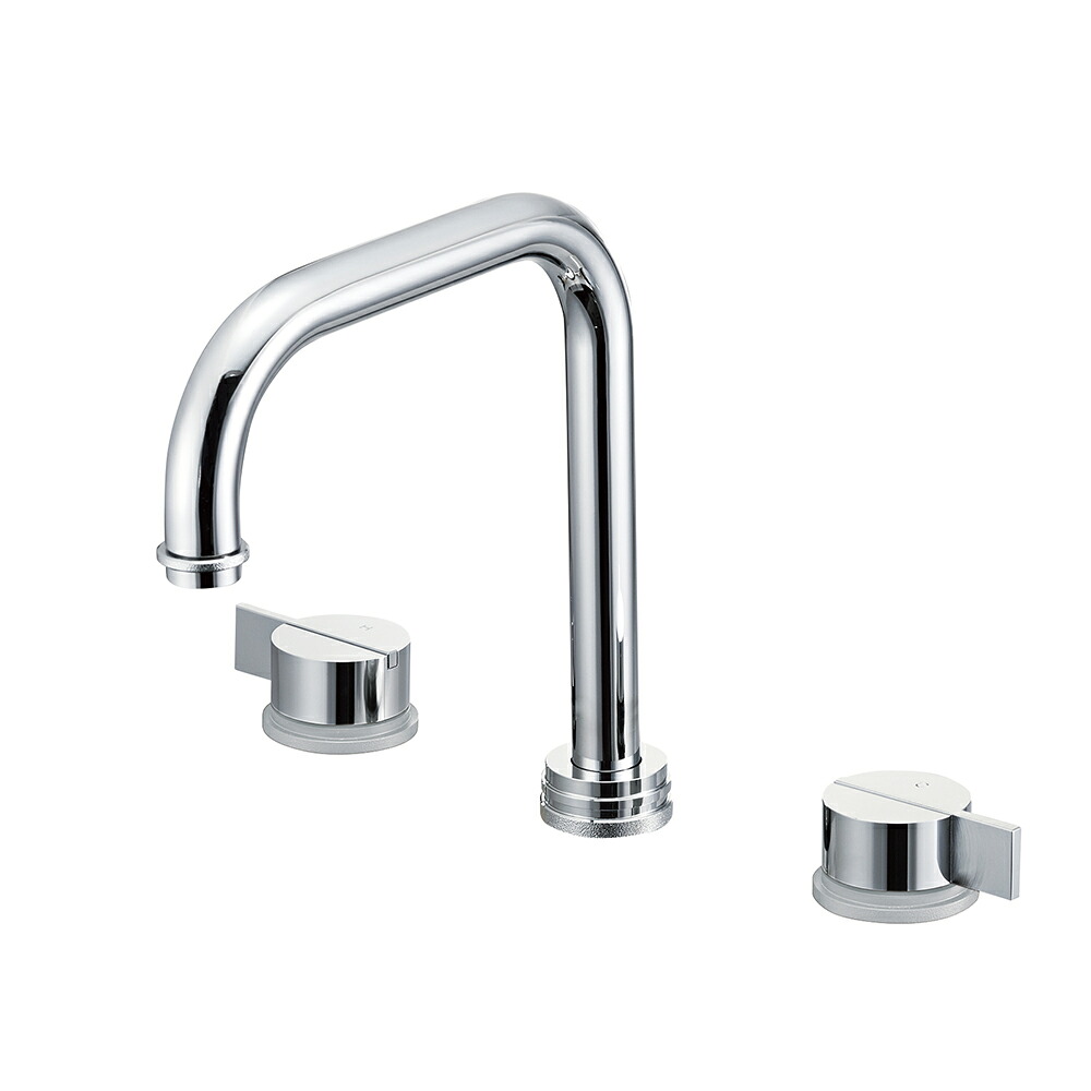≧三栄水栓/SANEI 水栓金具【K5541N-13】ツーバルブ洗面混合栓(共用形)〔EA〕|あいあいショップさくら