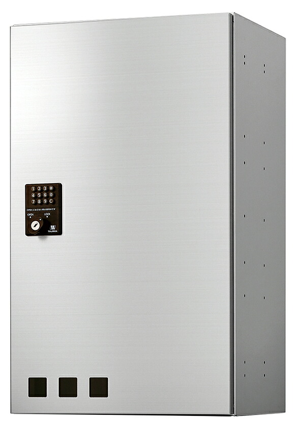 捺印なし ｢捺印付タイプを同時購入必須商品｣●u.田島メタルワーク【GX36K-60】集合宅配ボックス 中型荷物用 屋内・前入前出 ヘアライン 受注生産｜あいあいショップさくら