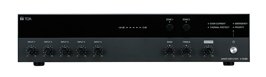 ●Яティーオーエー/TOA 音響機器【A-3548D】PAアンプ 480W 2局