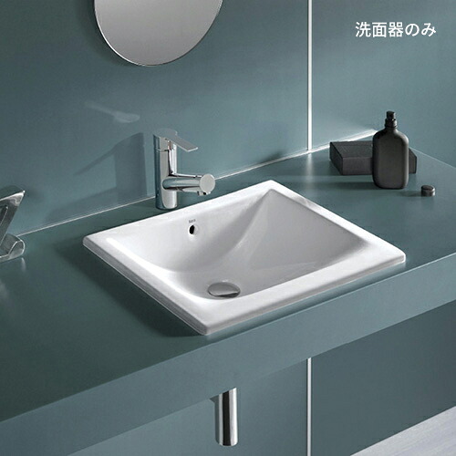 π●三栄水栓/SANEI【SR327115-W】洗面器 水栓取付穴なし オーバーフロー付 Roca Diverta〔FA〕｜あいあいショップさくら 35,035円