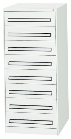 ●u.ヤマキン/山金工業【PA-1308W】保管庫 ツールキャビネット 軽中量タイプ(PA型) 8段 完成品｜あいあいショップさくら
