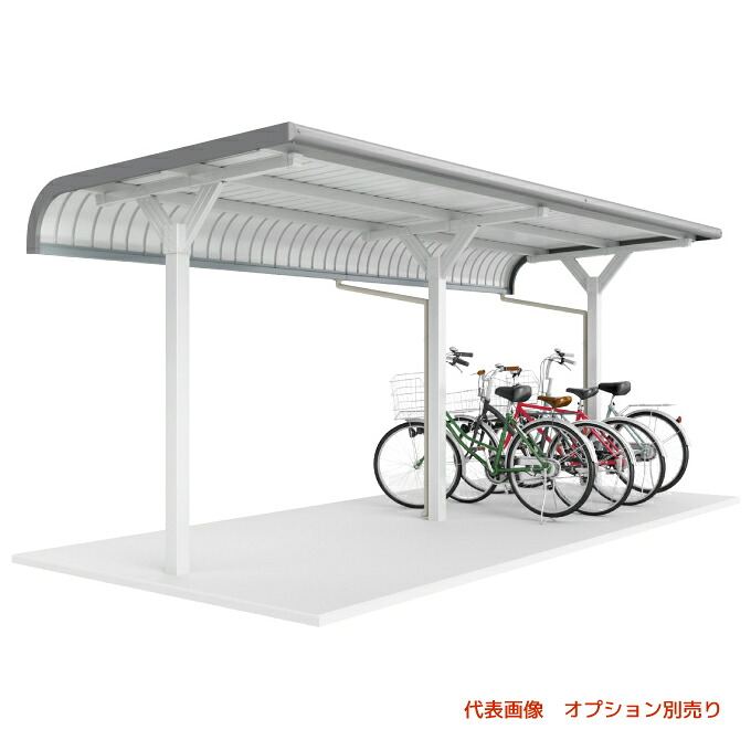 ●u.イナバ物置/稲葉製作所 【BT-24-L2】BT 自転車置場 一般型 埋め込み方式 2棟タイプ 注2週