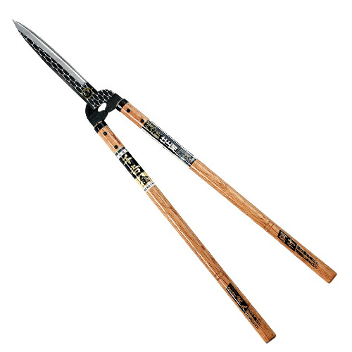 ∀藤原製造 【千吉 金 本鍛える仕上用刈込鋏 長柄 210MM】本鍛える仕上用刈込鋏 長柄 (4977292635165) ガーデニング・農業-花・ガーデン・DIY