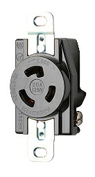 Я明工社 【MH2831(10個入)】UL・CSA 接地引掛埋込コンセント L5-20R 定格20A 125V