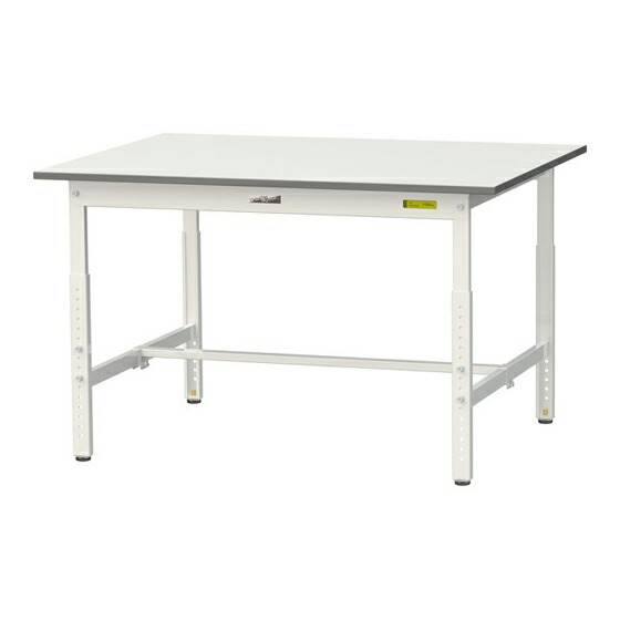 ●u.ヤマキン/山金工業 【SUPA-1290-WW】ワークテーブル 150シリーズ(高さ調整タイプ) H600～H900mm 基本形 組立式