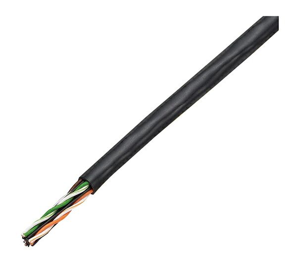 Яジャッピー/JAPPY 【TPCC6 0.5mm&times;4P 黒 JP (300m)】LANケーブル TPCC Cat.6｜あいあいショップさくら