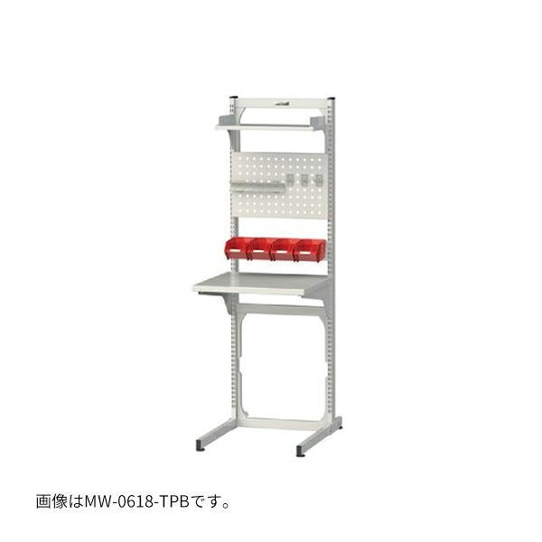 ●u.ヤマキン/山金工業 【MWR-0618-TPB】マルチワークテーブル 間口600サイズ 天板D600mm 両面タイプ 組立式