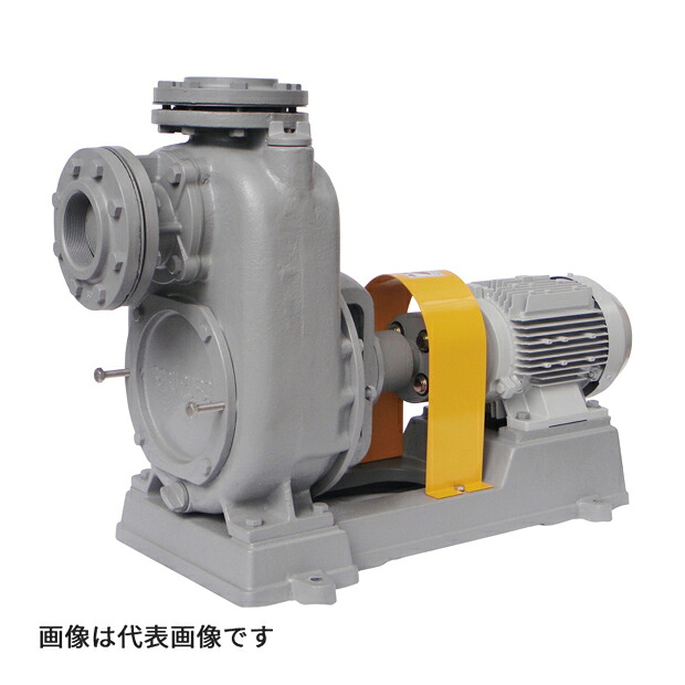 ●寺田 テラダ揚水機 【TO-7GE】セルプラポンプ TO形(4極) グランドパッキン式 原動機なし 差しわたし100粍 最終生産物3.7kW〔FJ〕