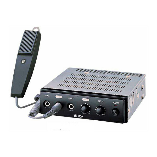 楽天市場】拡声器 TOA 60W 選挙用車載アンプ スピーカー セットA 12V用