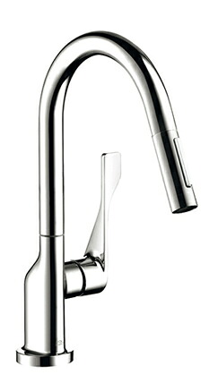 CERA/セラ 【HG39835F】AXOR CITTERIO(アクサーチッテリオ) 勝手もと用湯水雑ぜ合わせる栓(スパウト抽き出し手合い) Cr (旧品番 HG39835ZA)