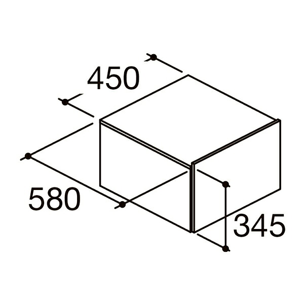 ●INAX/LIXIL カスタム バニティ【CSB-456H-A 】ボックス席納める 450粍 受注約3週〔GI〕