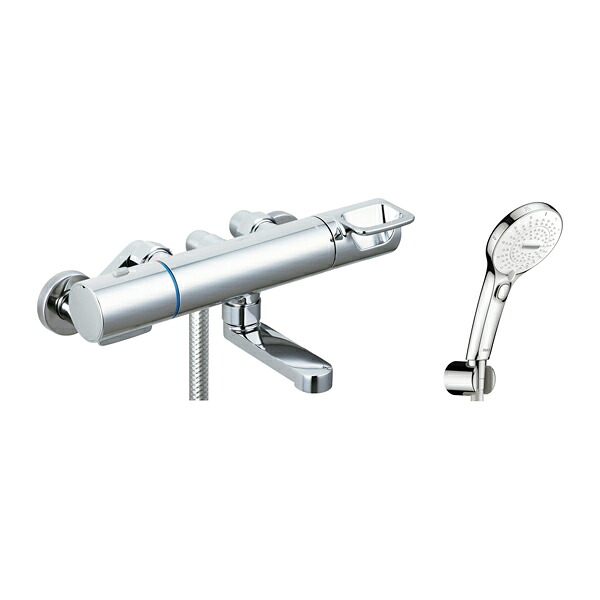 INAX/LIXIL 【BF-KA147TSRM】サーモスタット付シャワー二階建てバス水栓 洗い場専用 クロマーレS SPA U 取り替えっこ付(めっき遣りかた) 原則として地遣りかた〔IE〕