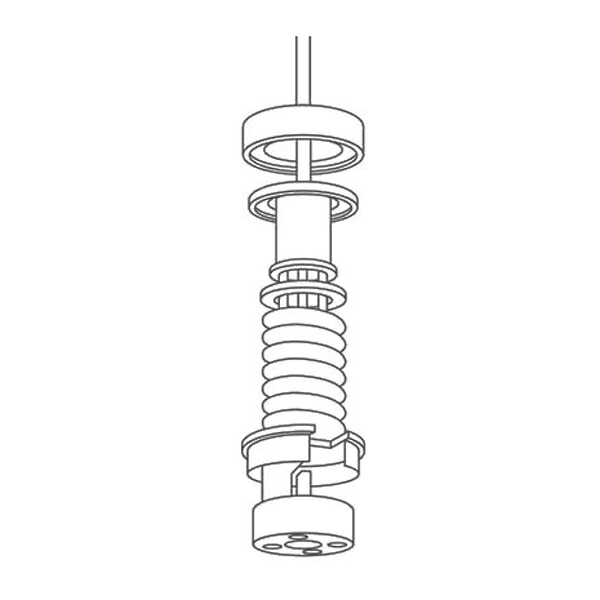 βパナソニック 照明装置物の具【SLB15180】シャンデリヤ本体 半埋込手合い 白いこと ランプ・セード別売 {S} ペンダントライト・吊下げ灯-ライト・照明器具