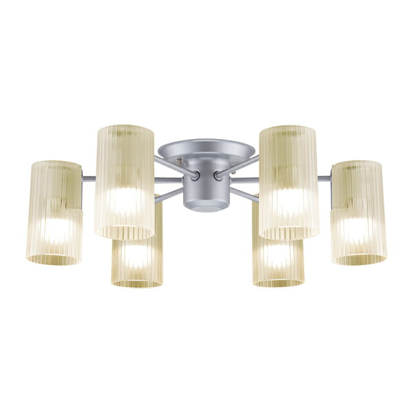 ▲βパナソニック 照明器具【LGB57653Z】シャンデリア U-ライト方式 ~6畳 電球色 40形電球6灯器具相当 LED電球交換可能 {E}