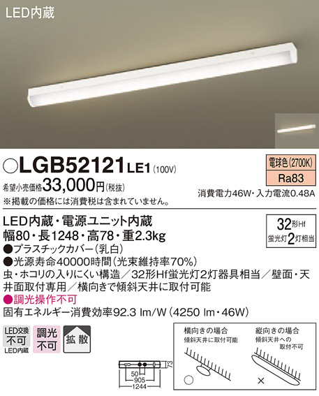 βパナソニック 照明器具【NNFK28303JLA9】ＬＥＤ□４００直付乳白