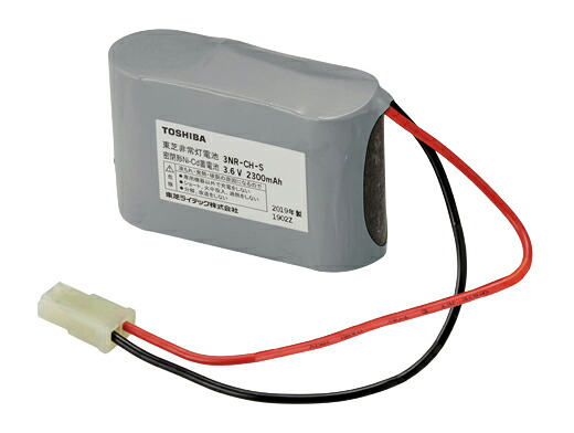 β東芝 照明器具用部品【3HR-CY-SPB】誘導灯・非常用照明器具交換用蓄電池 ニッケル水素蓄電池 3.6V3000mAh {X}|あいあいショップさくら