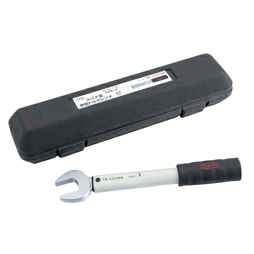 ∀スエカゲツール/SEK 【TR-S2238N】スパナ型単能トルクレンチ 二面幅22mm 38N・m グレー (4989530610216)