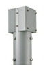 β東芝 照明器具用部品【JAT-2501N】LED防犯灯オプション 丸ポール用(φ76.3) 2灯用 メタリックシルバー 受注生産 {S2}