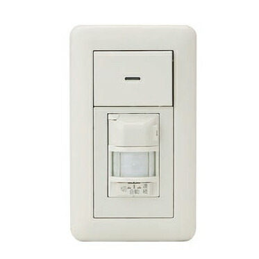 β神保電器 架線物の具【WJH03119PW】ピュアホワイト J・WIDE続きもの 壁用 3路御引き回し取り替えっこ＋感熱センサスイッチ