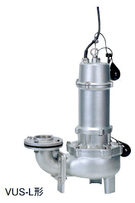 ●川本ポンプ【VUS-506-0.4TL(着脱タイプ)】60Hz ステンレス製汚物水中ポンプ 4極 三相200V 0.4kW 自動型 VUS形 ボルテックスタイプ〔GF〕|あいあいショップさくら
