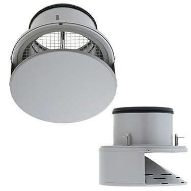 ユニックス 換気口【BSW150SCT3MDSQ】丸型フラットカバー付 3メッシュ 防火ダンパー 120℃型式〔HF〕