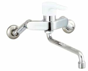 INAX/LIXIL キッチン用水栓金具【SF-WL435SYN】寒冷地 シングルレバー混合水栓 壁付タイプ ノルマーレS（エコハンドル）〔IE〕