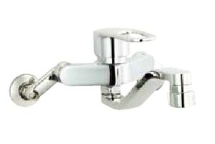 INAX/LIXIL キッチン用水栓金具【SF-WM433SYN】寒冷地 キッチンシャワー付シングルレバー混合水栓 壁付タイプ クロマーレS(エコハンドル)〔IE〕|あいあいショップさくら