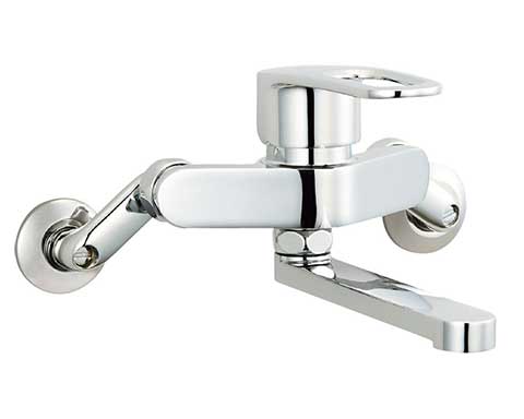 ◆在庫有り！∠INAX/LIXIL【SF-WM435SY(170)】キッチン用水栓金具 シングルレバー混合水栓 壁付タイプ クロマーレS（エコハンドル）